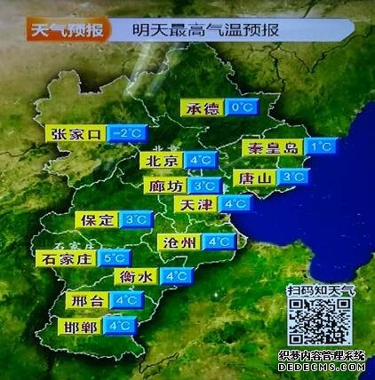 11月30日至12月2日河北各地氣溫持續較低